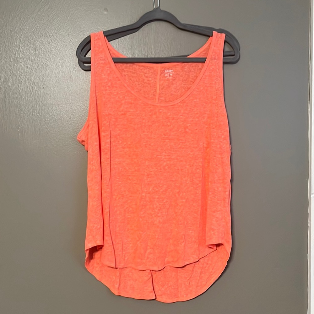 Coral Muscle Tee